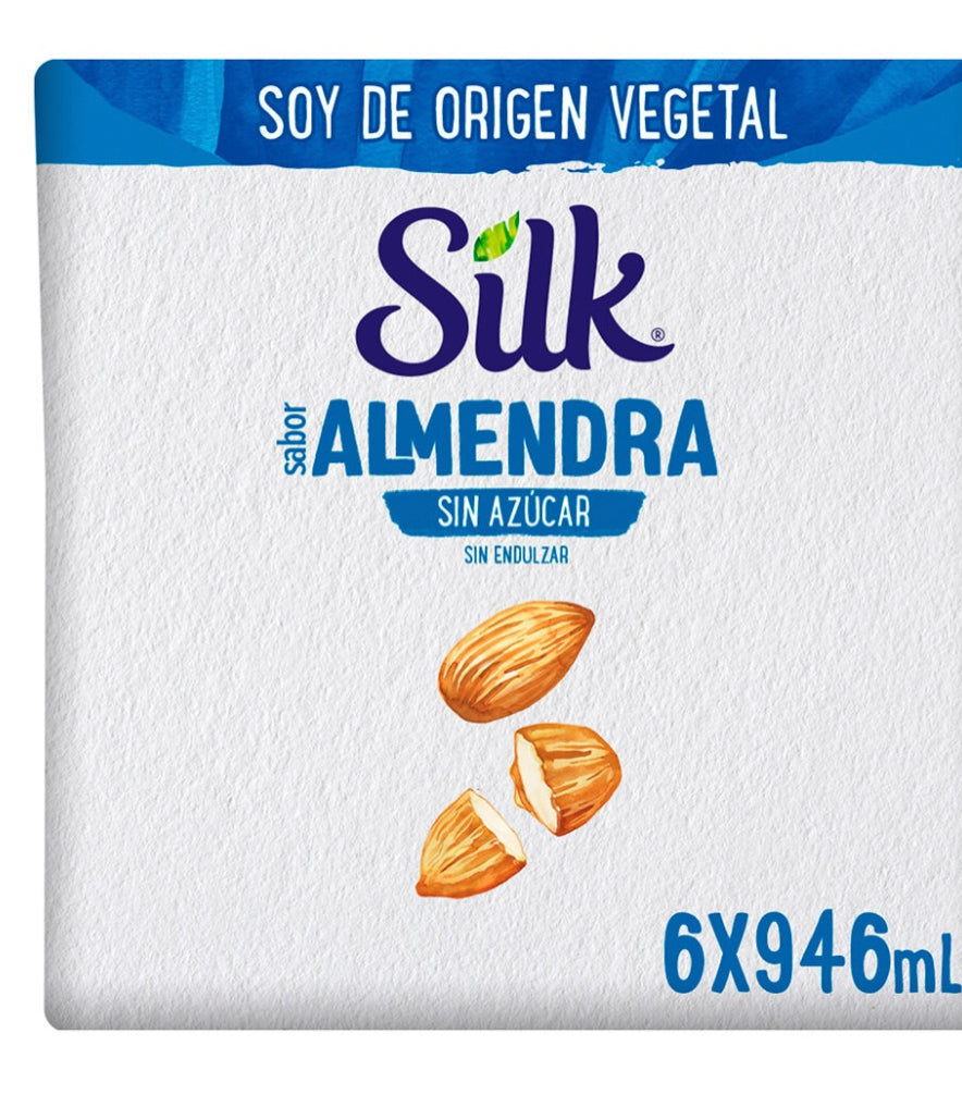 Caja Bebida de almendra sin azúcar Silk 946