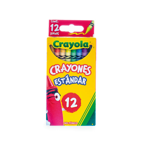 Crayones Crayola Estándar con 12 piezas