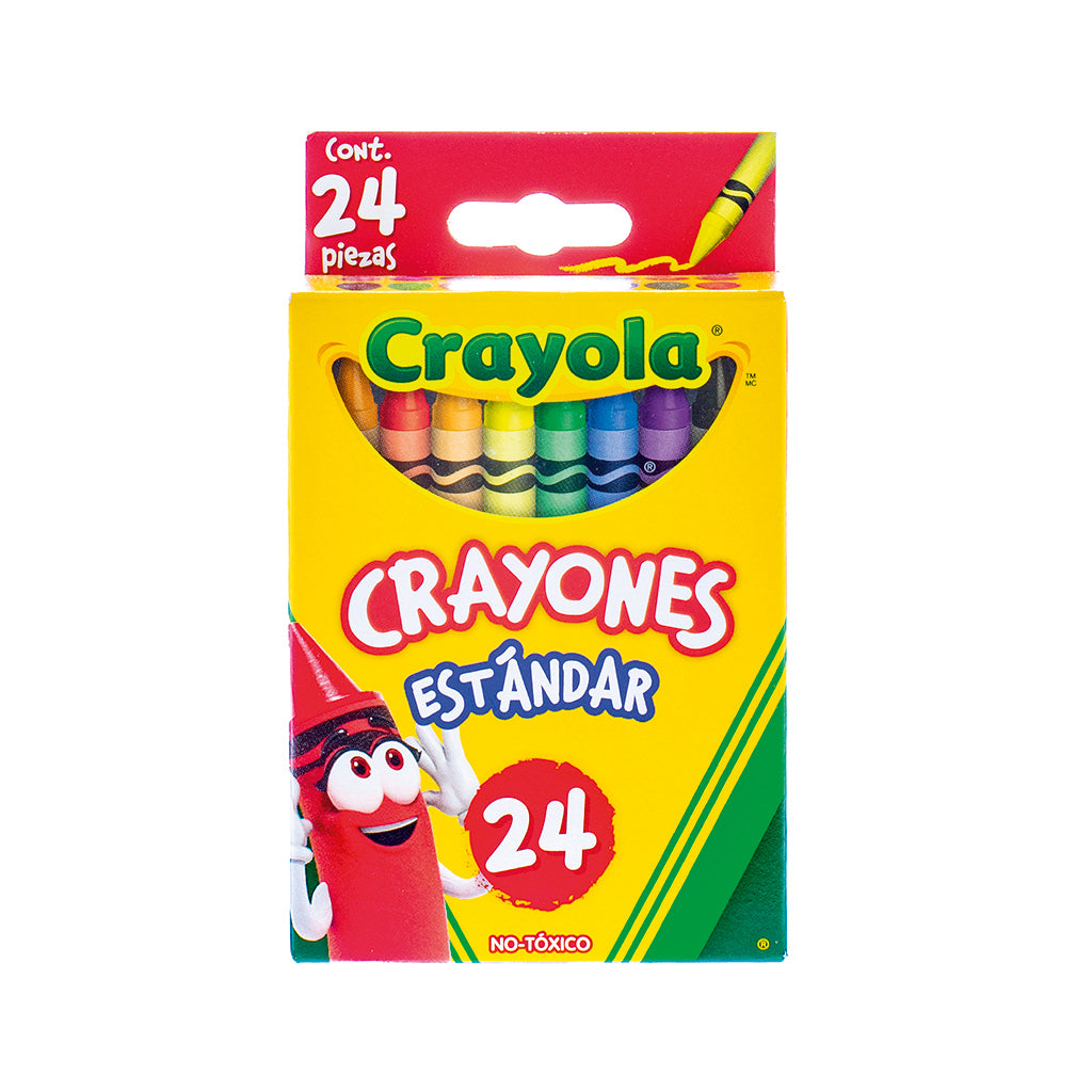 Crayones Crayola Estándar con 24 piezas