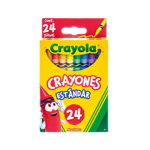 Crayones Crayola Estándar con 24 piezas