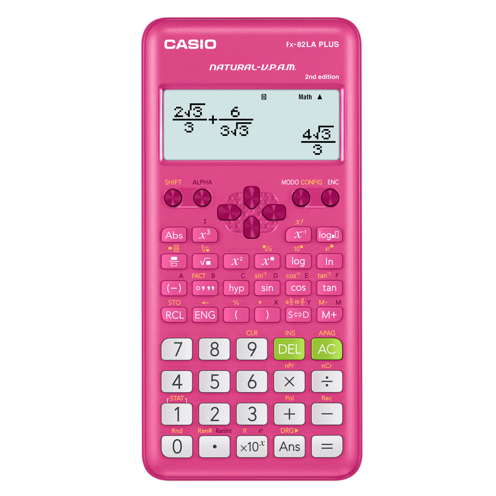 Calculadora Científica Casio mas de 250 funciones FX-82LAPLUS2 para primaria y secundaria