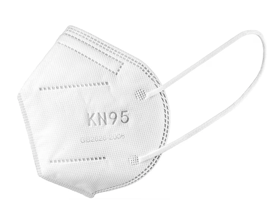 Tapabocas , cubrebocas KN95 color blanco , Facemask , 100 piezas