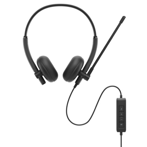 Auriculares Diadema Alámbricos Dell WH125 USB Tipo C Negro Llamadas para empresas · fastco