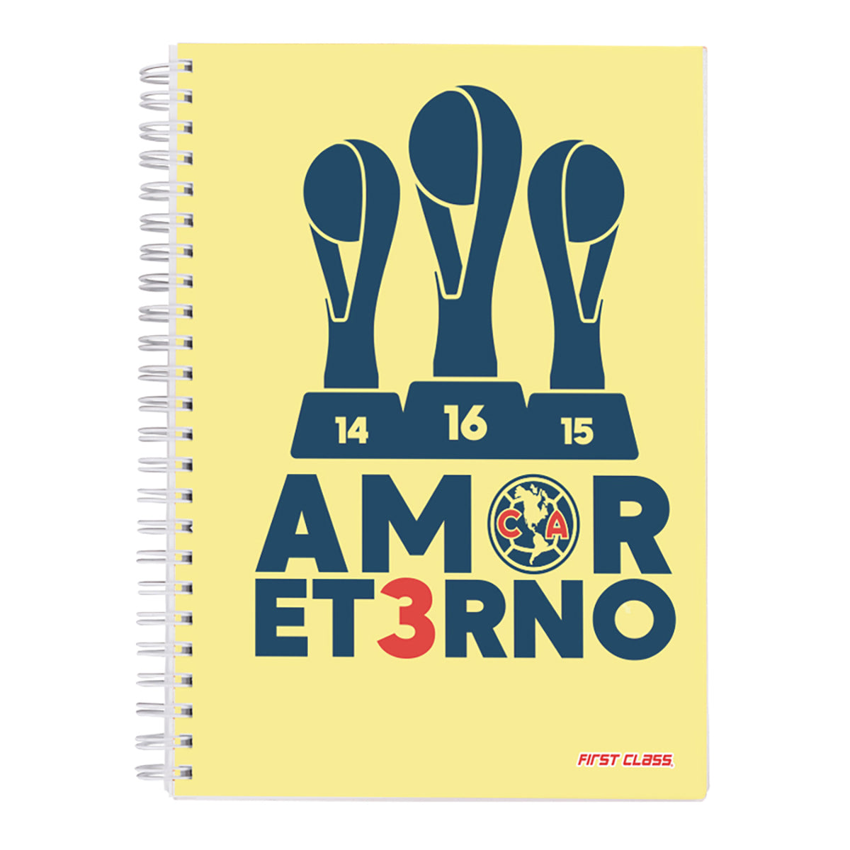Cuaderno profesional Dietrix First Class pasta dura doble arillo 80 hojas raya Club