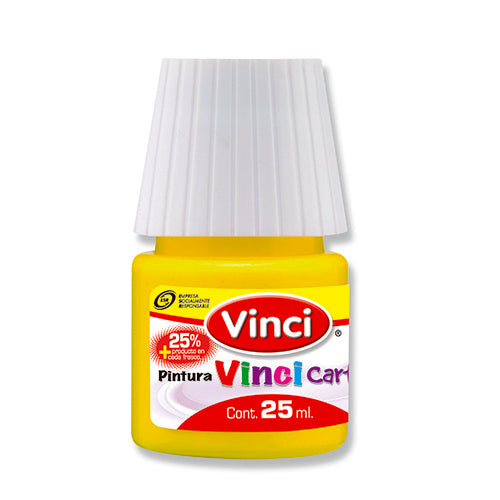Pintura 25 ml con 10 piezas Amarillo limón