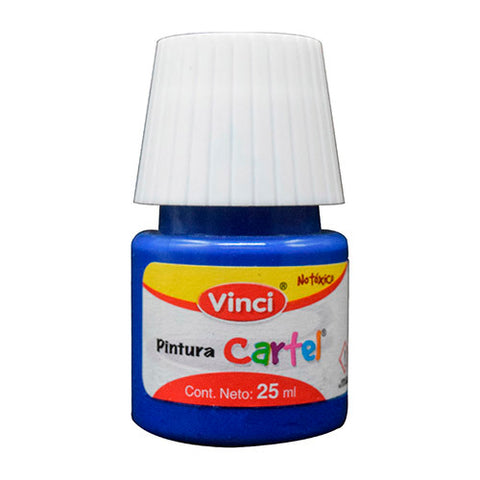 Pintura Cartel Vinci 25 ml Azul Ultramar #66 Caja con 10 piezas
