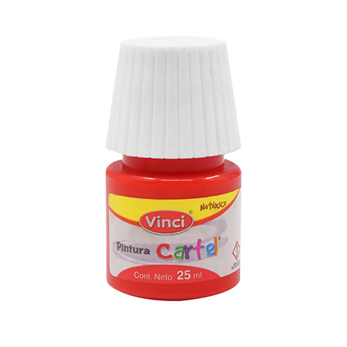 Pintura Cartel Vinci 25 ml Geranio #58 Caja con 10 piezas