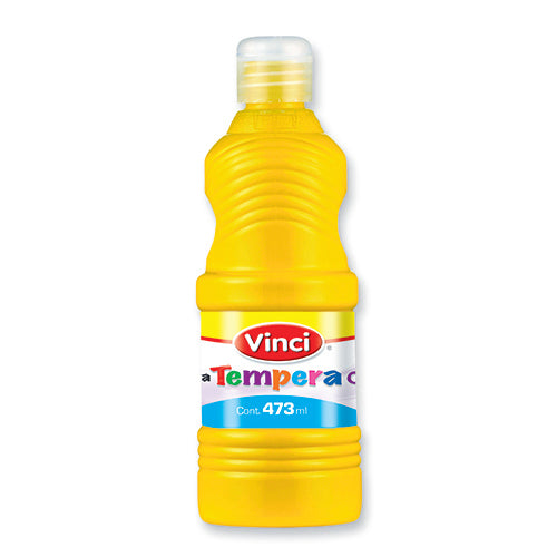 Pintura tempera vinci 473 ml Amarillo limón