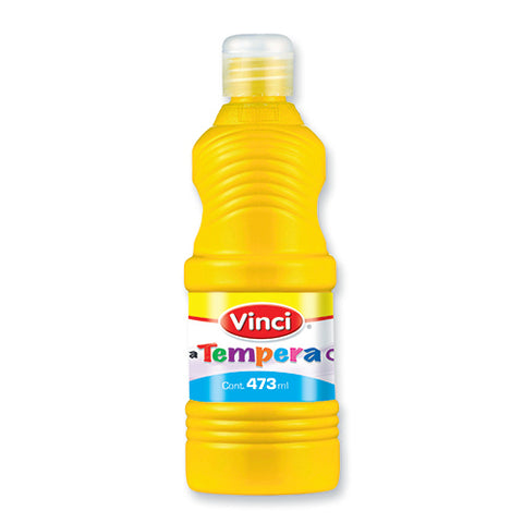 Pintura tempera vinci 473 ml Amarillo limón