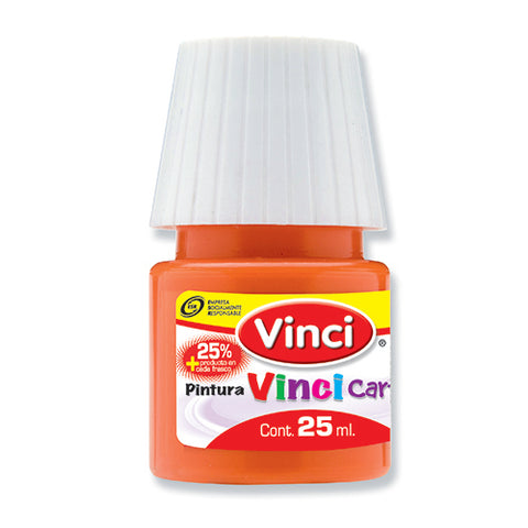 Pintura cartel vinci 25 ml rojo naranja - 53 caja con 10 piezas
