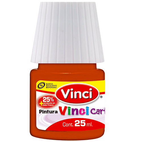 Pintura cartel vinci 25 ml bermellon - 54 caja con 10 piezas