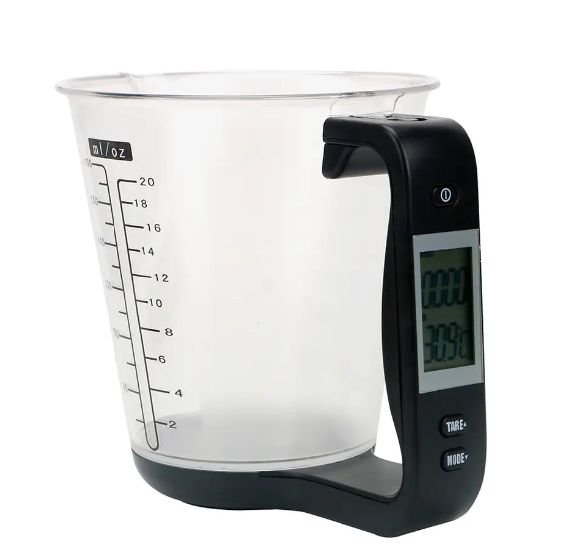 Báscula de cocina con pantalla LCD , taza medidora digital