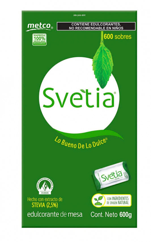 Svetia endulcolorante 600 sobres 1g