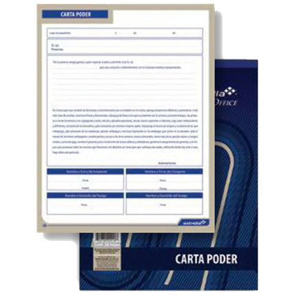 Block Estrella Carta Poder 50 Hojas