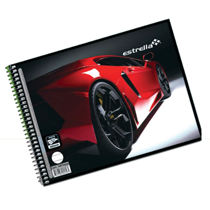 Cuaderno Estrella Italiana Rayado 100 Hojas