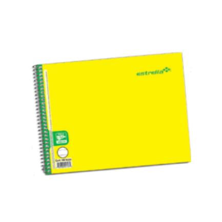 Cuaderno Estrella Italiana Doble Raya 100 Hojas