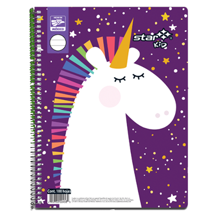Cuaderno Estrella Profesional Raya 100 Hojas Kid