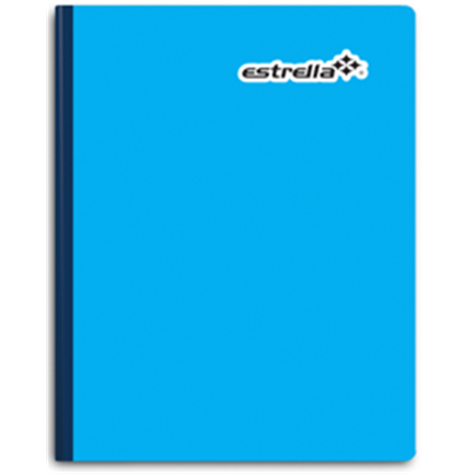 Cuaderno Estrella Profesional Doble Raya Cosido con 100 Hojas
