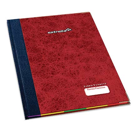 Libro Estrella Florete Raya 192 Hojas Francesa