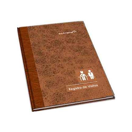 Libro Estrella Registro Visitas 96 Hojas