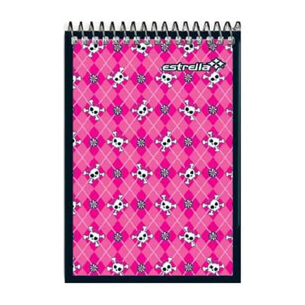 Libreta Estrella Apuntes Espiral 100-E Raya 40 Hojas