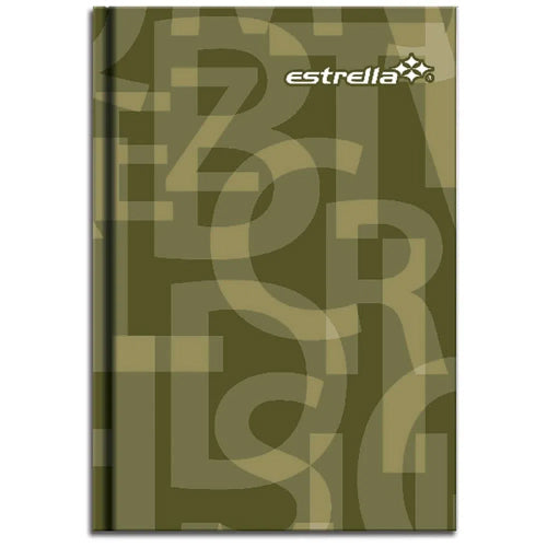 Libreta Estrella 1/4 Pasta Dura Forma Francesa Raya con Índice 240 Hojas