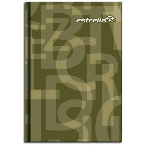 Libreta Estrella 1/4 Pasta Dura Forma Francesa Raya con Índice 240 Hojas