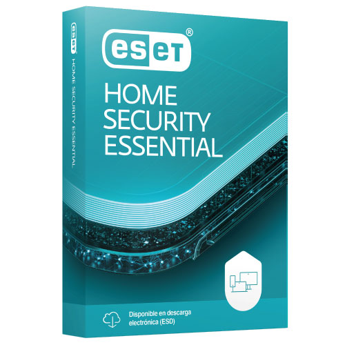 Antivirus ESET Home Security Essential · licencia digital · Licenciamiento para empresas · fastco