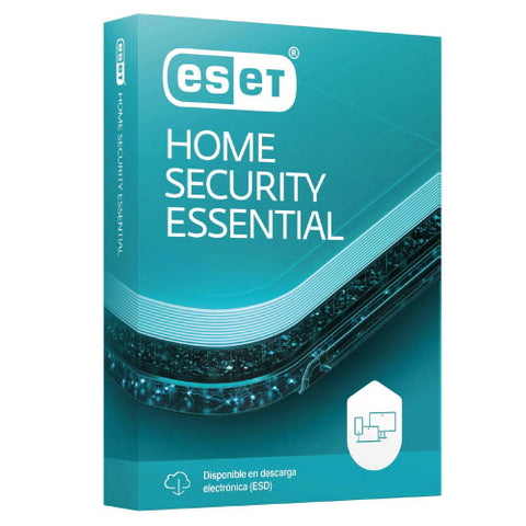 Antivirus ESET Home Security Essential · licencia en caja · Licenciamiento para empresas · fastco
