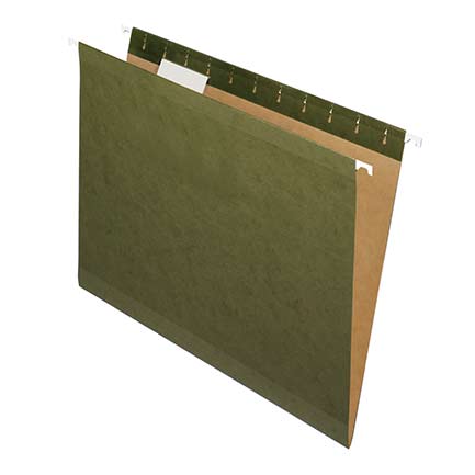Folder Colgante Oxford Verde Tradicional Tamaño Oficio con 25 Piezas