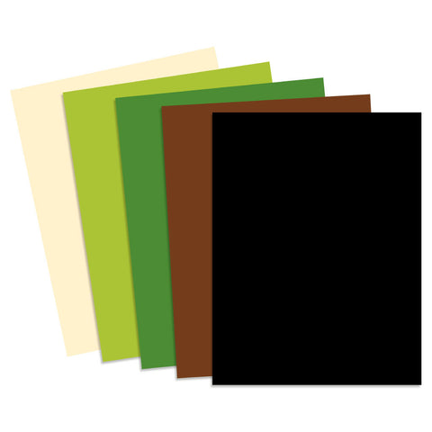 Papel Cortado Eurocolors Carta Colores Arcoiris Terra Paquete con 100 hojas