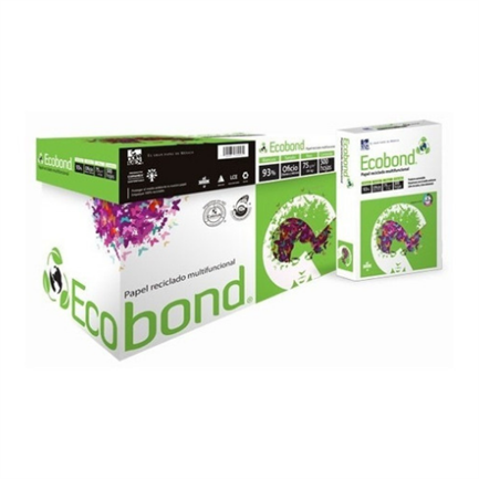 Papel Cortado Ecobond Oficio 95% Blancura 75 g con 5000 Hojas