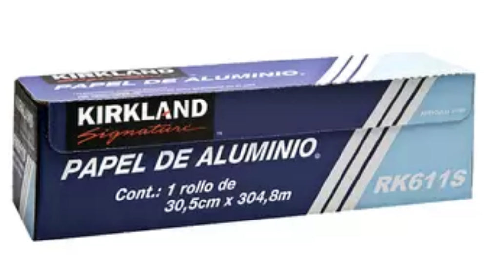 Kirkland Signature Papel de Aluminio 1 Rollo 30.5 cm x 304.8 m