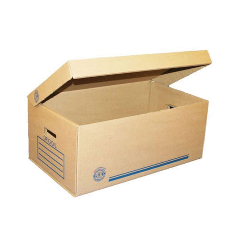 Caja Geo tamaño Oficio Cartón 60x35x25 con 20 piezas