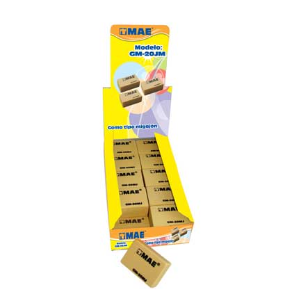 Goma Mae Café tipo Migajon 20 Piezas