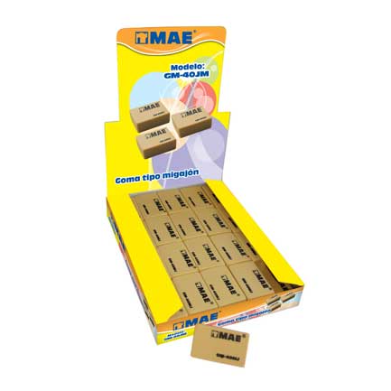 Goma Mae Café tipo Migajon 40 Piezas