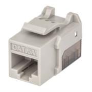 Jack Intellinet Keystone Cat6a de Impacto UTP Color Gris · fastco