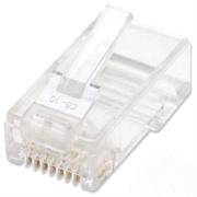 Plug Intellinet RJ45 Cat 6 UTP Multifilar 15 Micras Bote C/100 Pzas · fastco