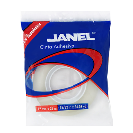 Cinta Janel Adhesiva Económica 255 12X33