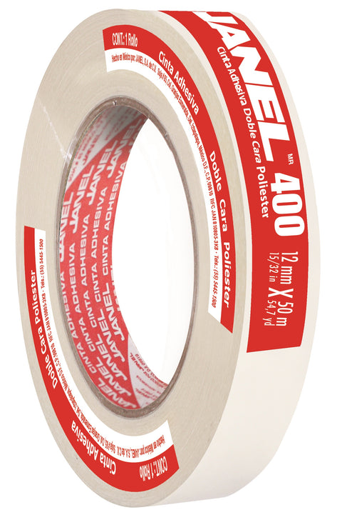 Cinta Janel Doble Capa 12X50 M Poliester Pieza