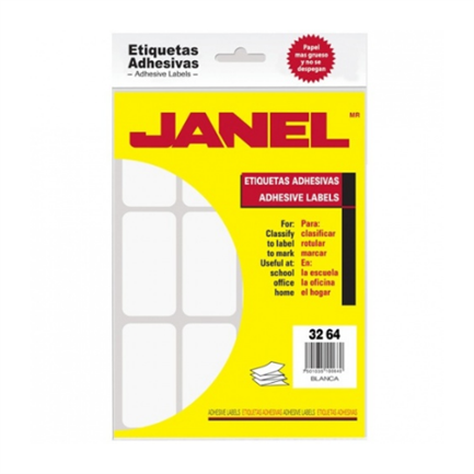 Etiqueta Janel Adhesiva 32X64 con 240 #24