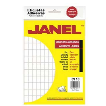 Etiqueta Janel Adhesiva 9X13 con 3600 #01