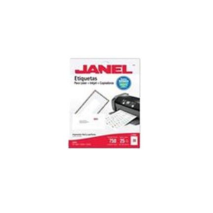 Etiqueta Janel Laser J-5260 25X67 Mm con 750 piezas