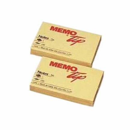 Notas Adhesivas Janel Memo Tip 2X3 Amarilla 100 Hojas con 12 piezas