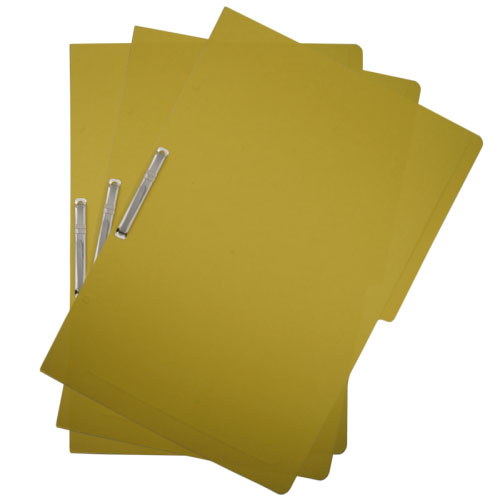 Carpeta Pressboard Kyma con Broche 8cm Tamaño Oficio Paquete con 3 piezas Amarillo
