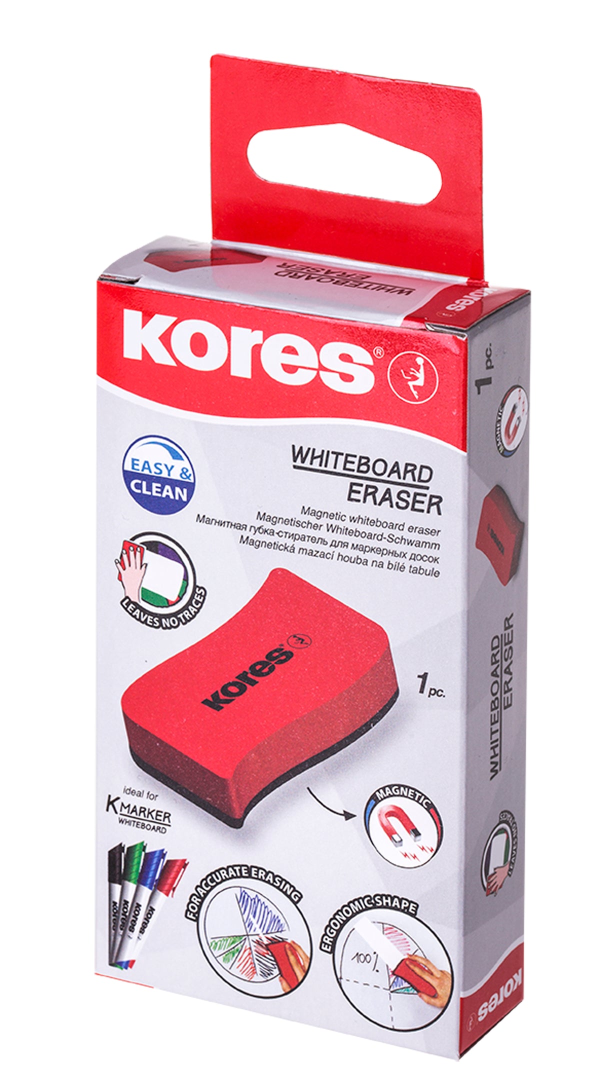 Borrador Magnético Kores para Pintarron