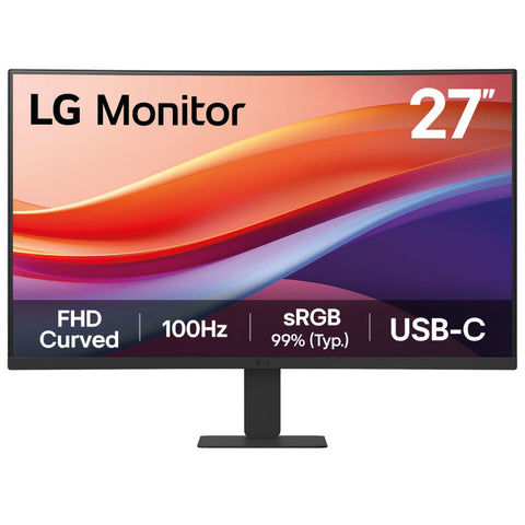 Monitor LG 27 pulgadas Curvo 27U421A FHD 100Hz HDMI USD TIPO C para empresas · fastco
