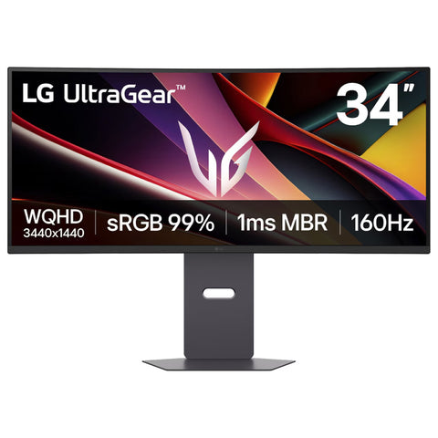 Monitor LG 34" UltraGear Curvo WQHD 3440x1440 Panel VA Antirreflejo para empresas · fastco