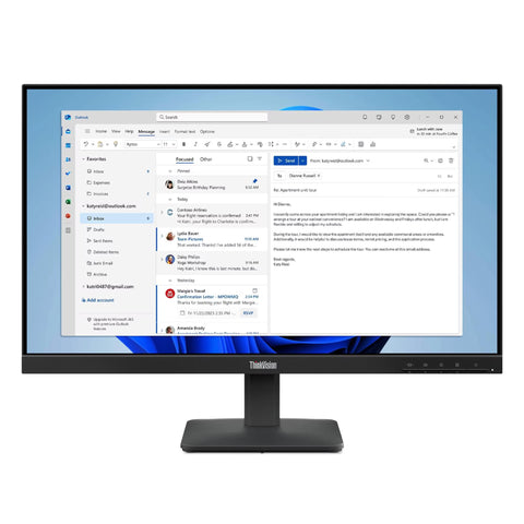Monitor Lenovo ThinkVision S24-4e 23.8" WLED 1920x1080 HDMI/VGA para empresas · fastco
