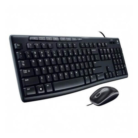 Teclado y Mouse Logitech Media Combo MK200 para empresas · fastco